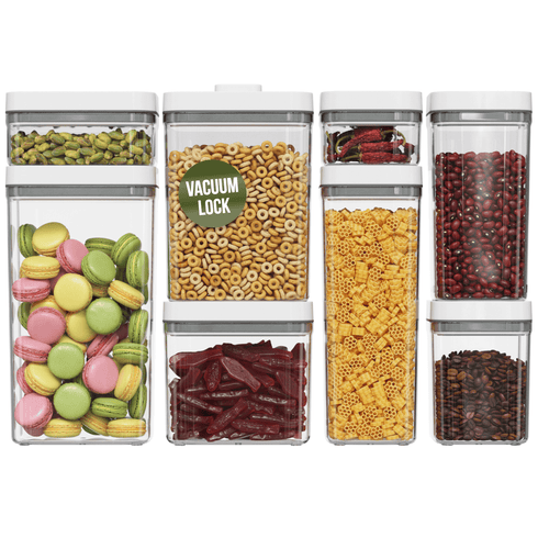 Pump Lock Airtight Food Storage Containers