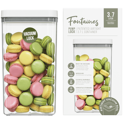 Pump Lock Airtight Food Storage Containers