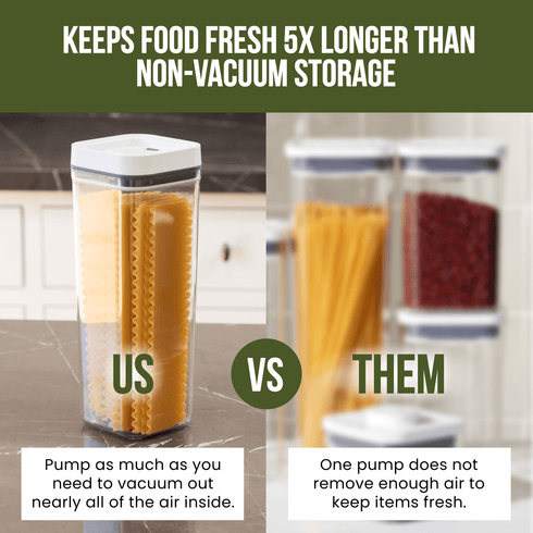 Pump Lock Airtight Food Storage Containers
