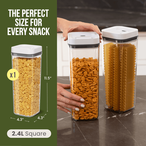 Pump Lock Airtight Food Storage Containers